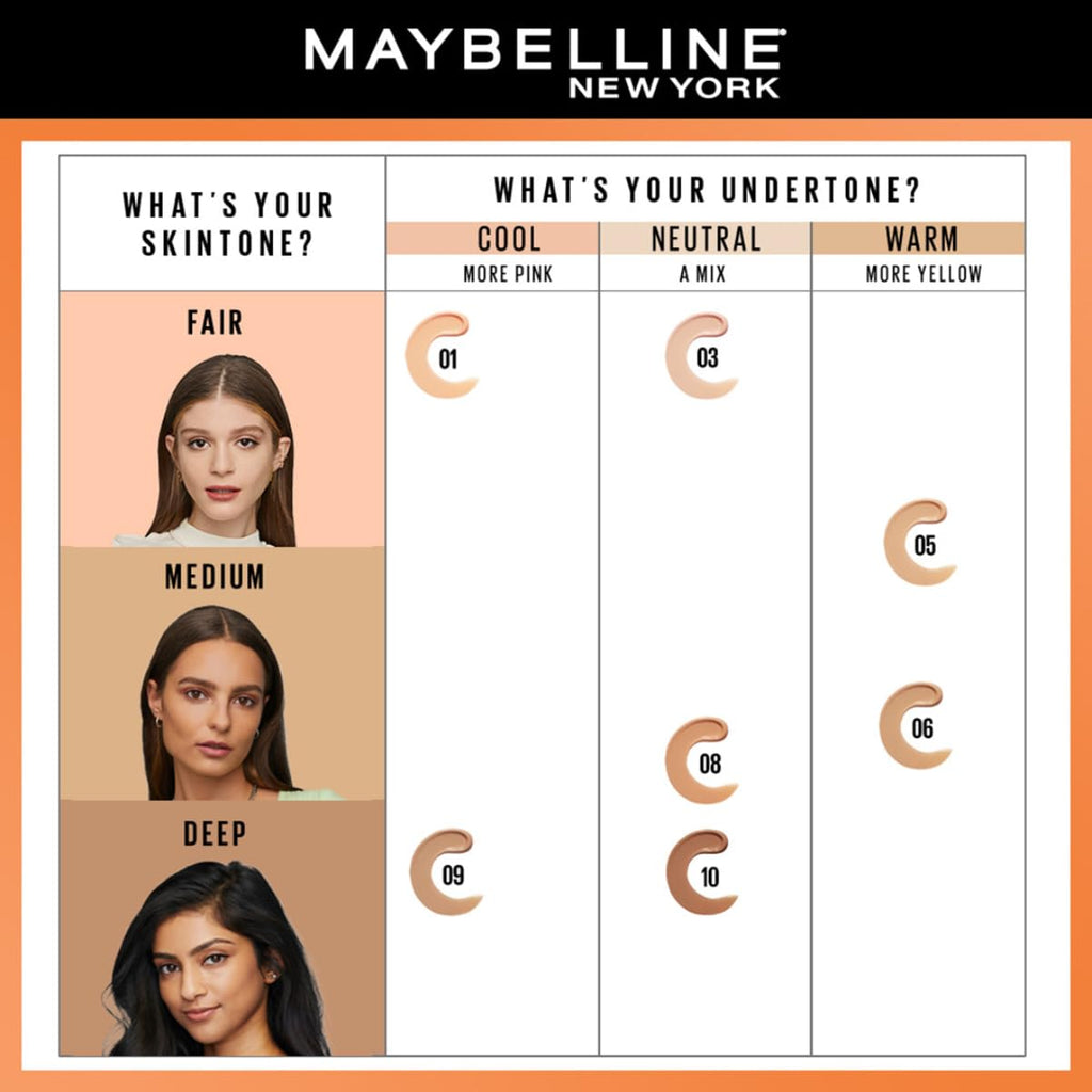 Maybelline - Fit Me Fresh Tint Spf 50 + Vitamin C Foundation