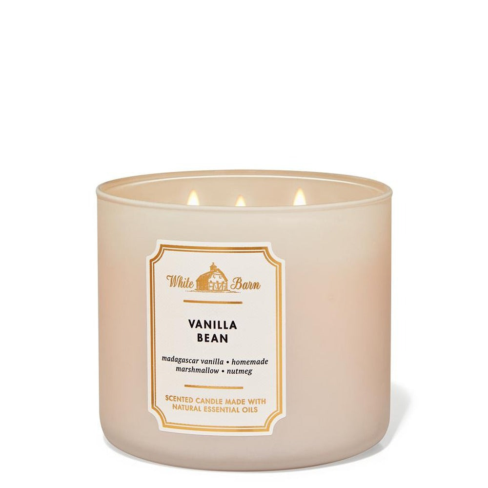 Bath & Body Works - 3 Wick Candles Cylinder - White Gardenia