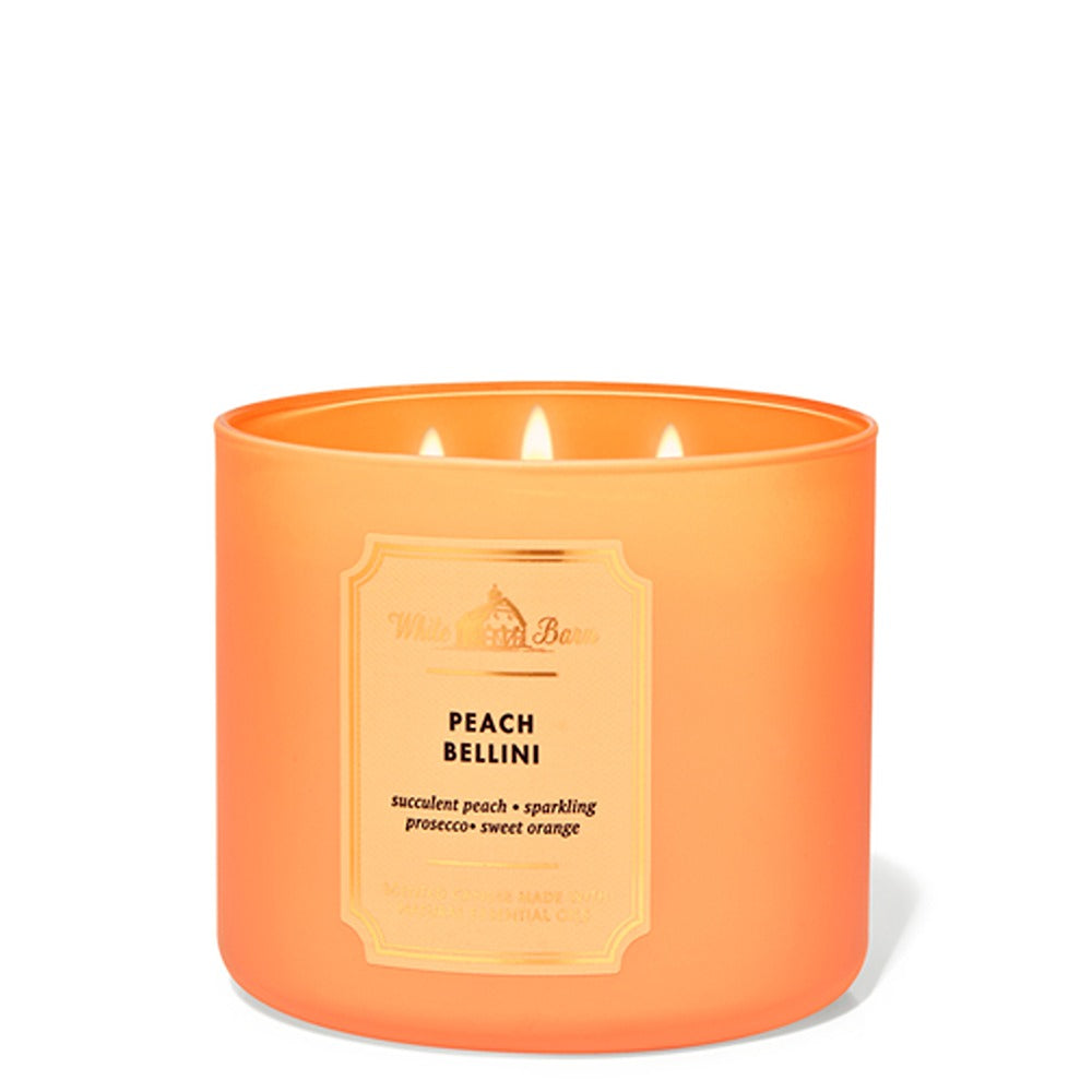 Bath & Body Works - 3 Wick Candles Cylinder - White Gardenia