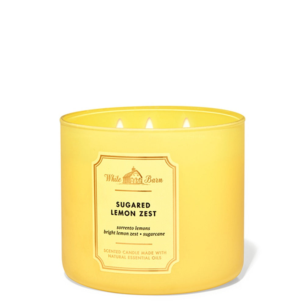 Bath & Body Works - 3 Wick Candles Cylinder - White Gardenia