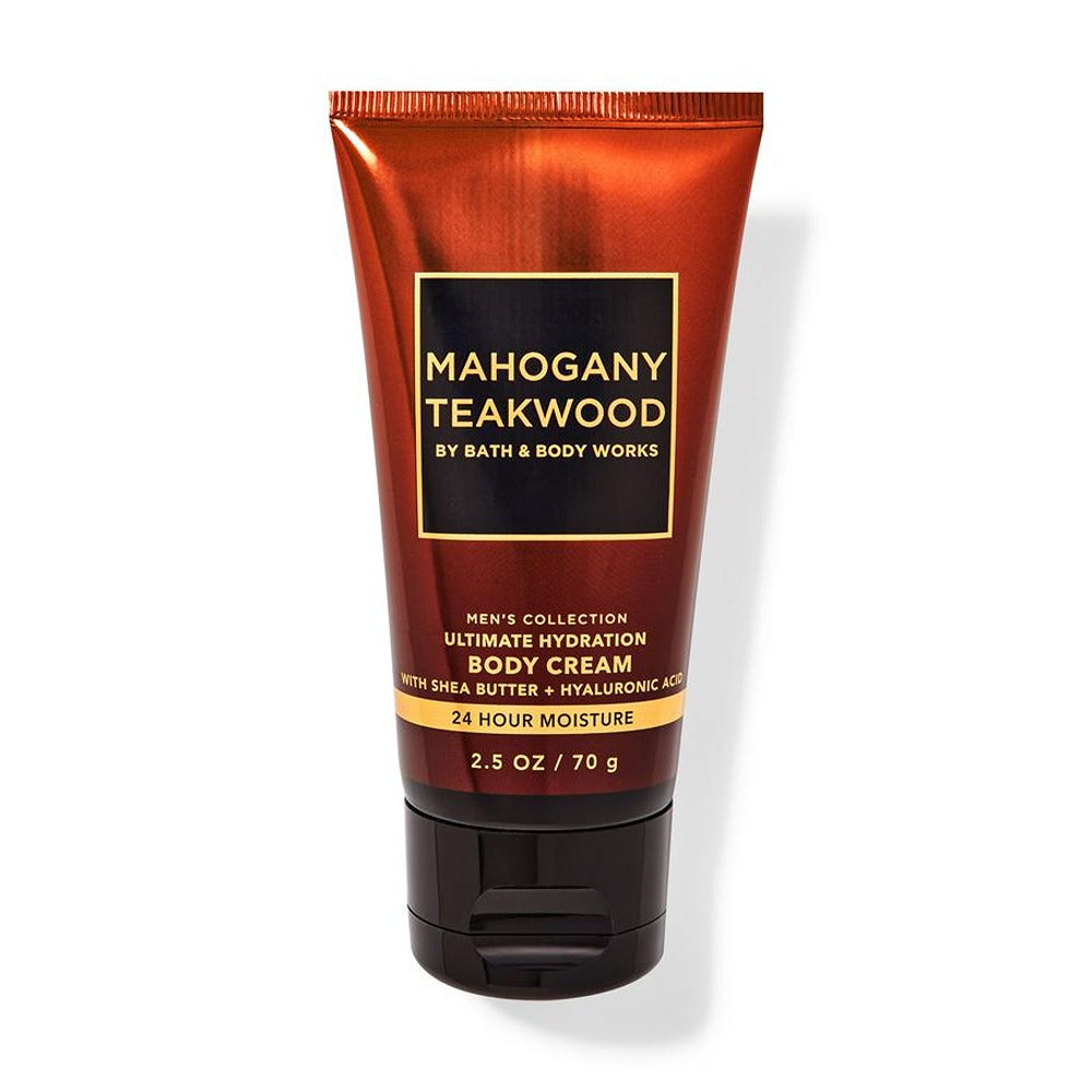 Bath & Body Works - Body Cream - Travel Mahogany Teakwood 70g