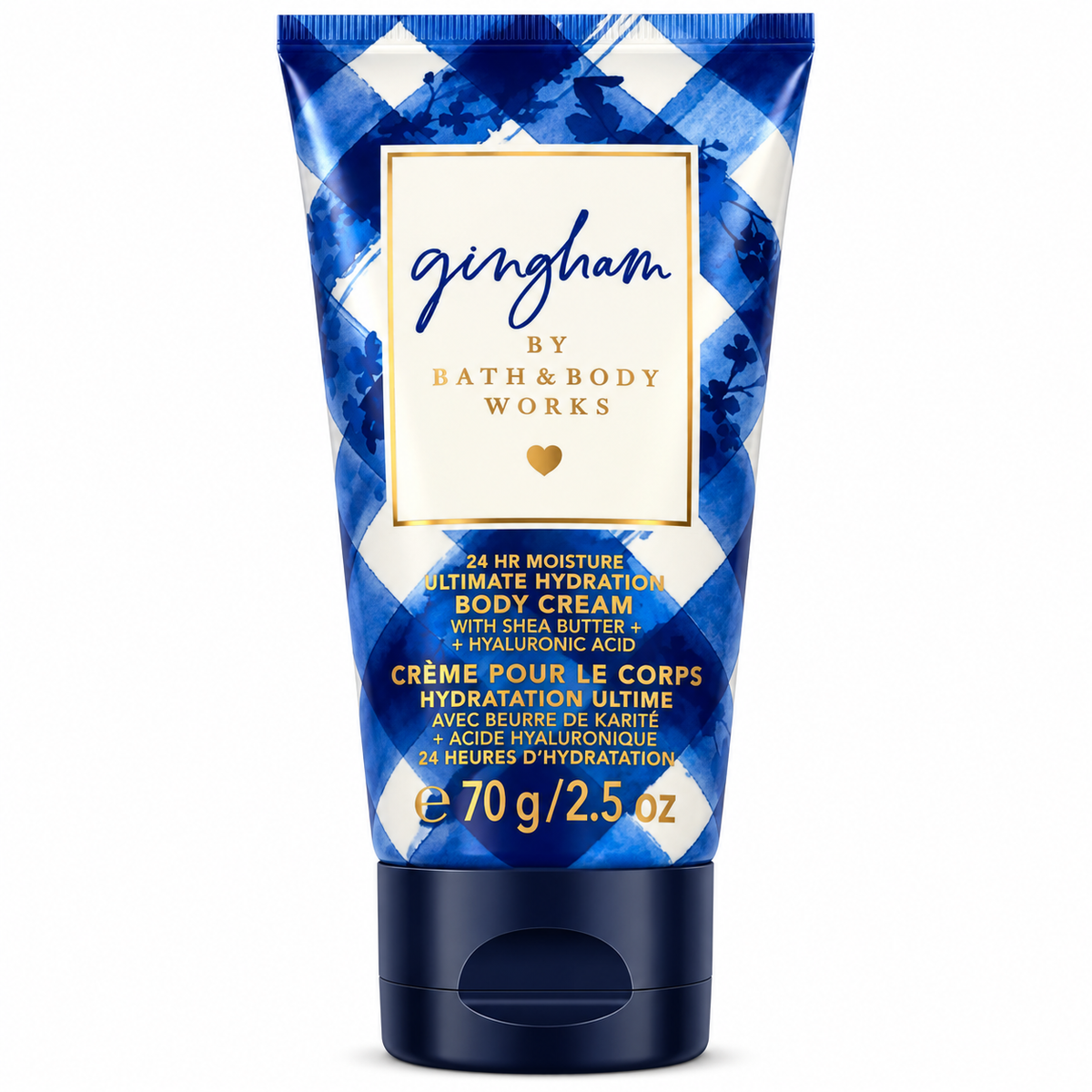 Bath & Body Works - Travel Ultimate Hydration Body Cream - Gingham 70g