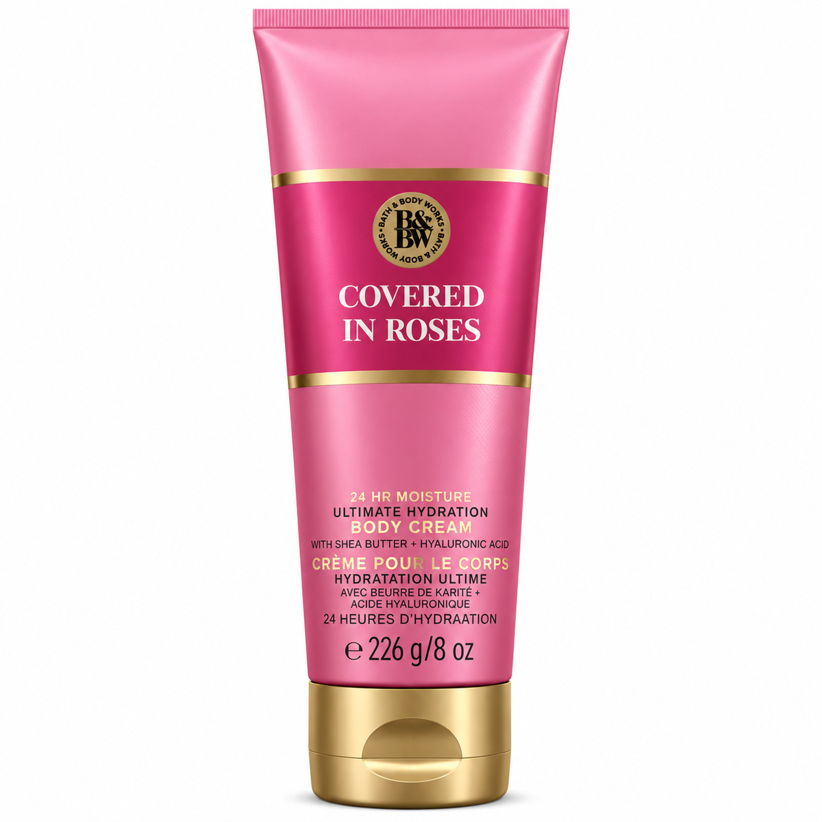 Bath & Body Works - Ultimate Hydration Body Cream - Covered In Roses 226g