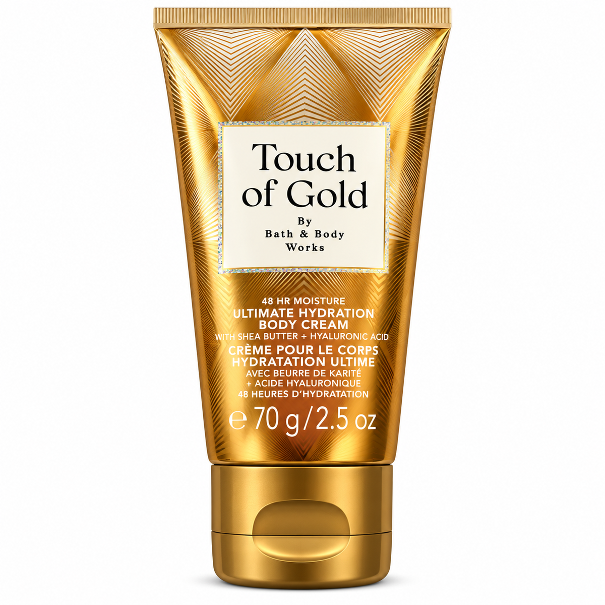 Bath & Body Works - Travel Ultimate Hydration Body Cream - Touch Of Gold 70g