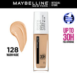Maybelline - SuperStay 30H Full Coverage Liquid Foundation - 128 Warm Nude