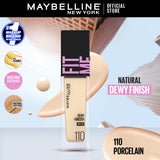 Maybelline - Fit Me Dewy + Smooth Liquid Foundation SPF 30 - 110 Porcelain 30ml
