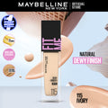 Maybelline - Fit Me Dewy + Smooth Liquid Foundation SPF 30 - 115 Ivory 30ml
