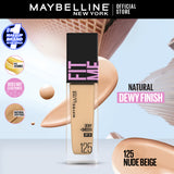 Maybelline - Fit Me Dewy + Smooth Liquid Foundation SPF 30 - 125 Nude Beige 30ml