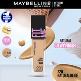 Maybelline - Fit Me Dewy + Smooth Liquid Foundation SPF 30 - 220 Natural Beige 30ml