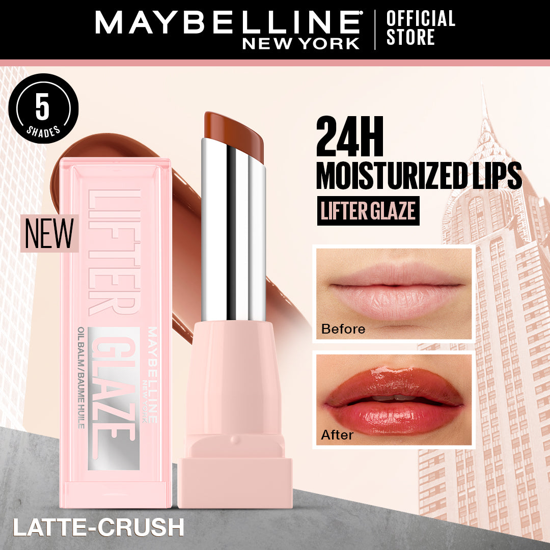 Maybelline - Lifter Glaze Tinted Lip Oil Balm - 009 Latte Crush