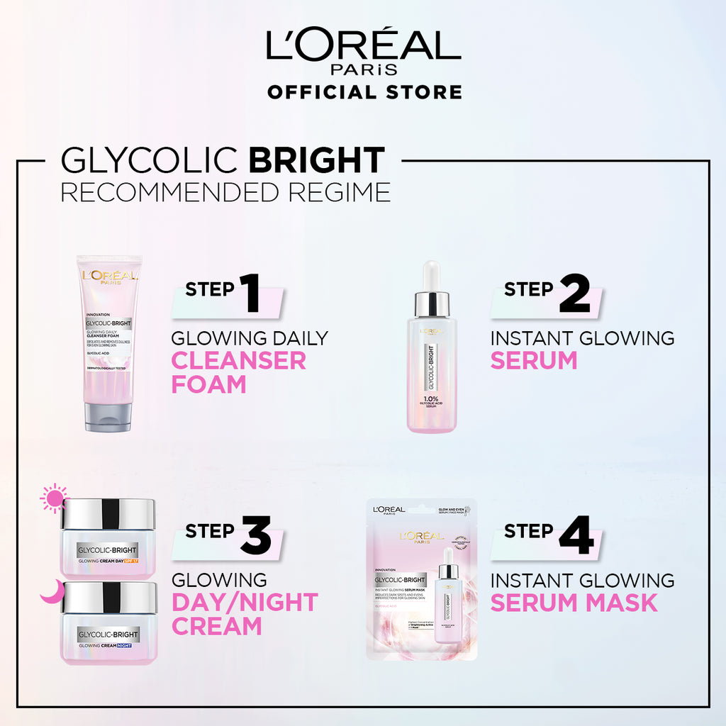 LOreal Paris - Glycolic Bright Instant Glowing Serum Mask