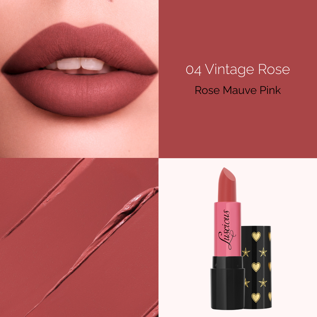 Luscious - Icon Lipstick - Vintage Rose