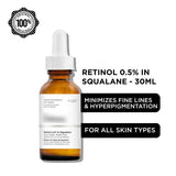 Retinol 0.5% in Squalane - 30ml