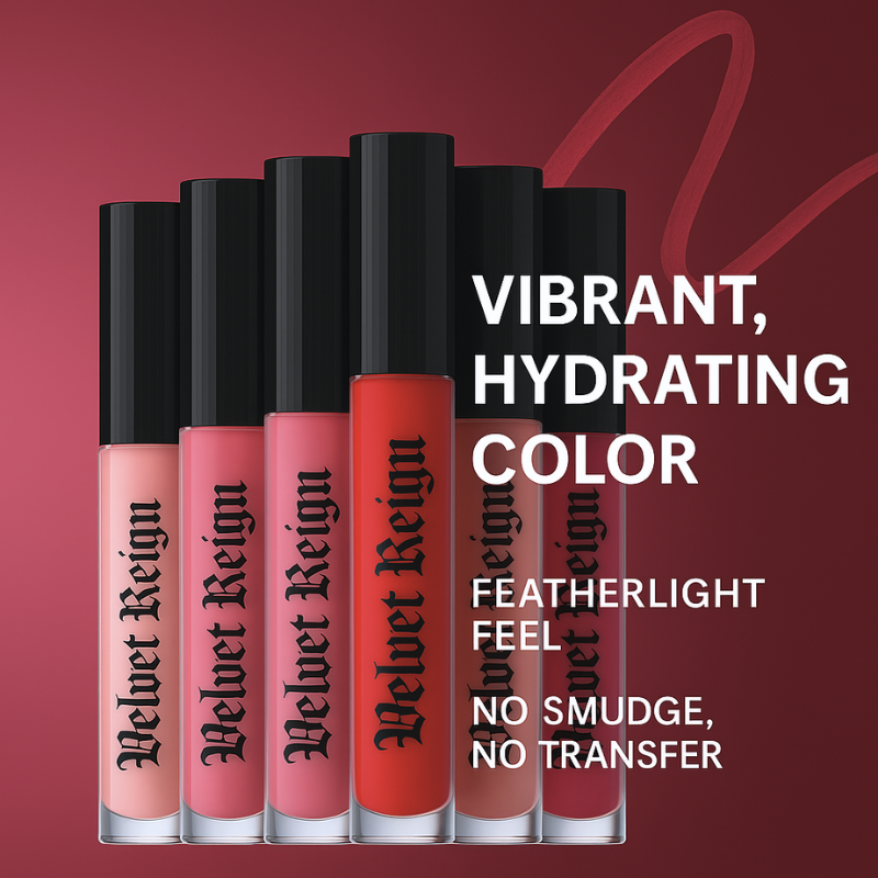 Luscious - Velvet Reign Liquid Lipstick - 11 Duchess Pink