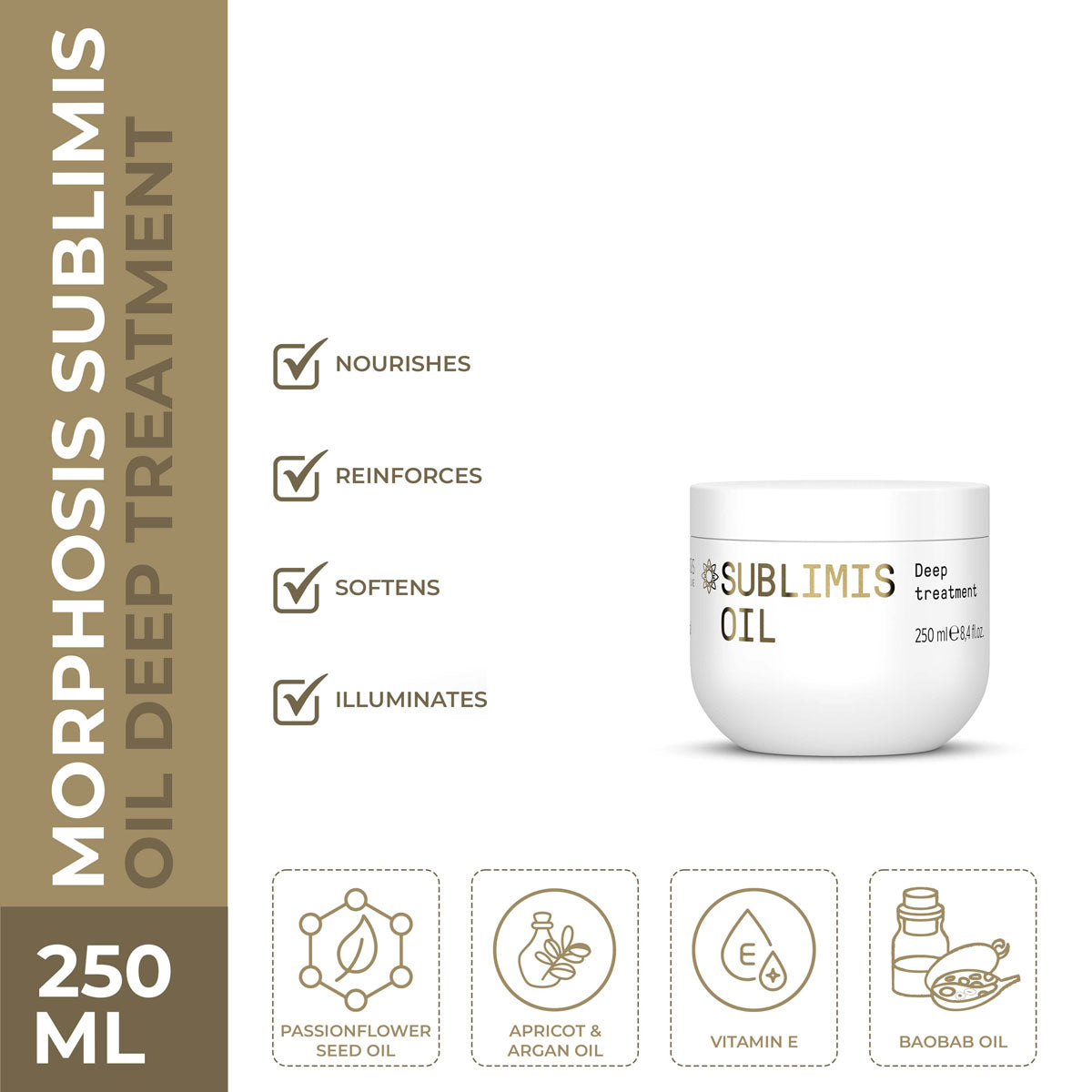 Framesi - Morphosis Sublims Oil Deep Treatment Mask - 250ml