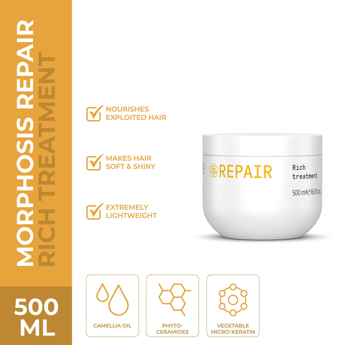Framesi - Morphosis Repair Rich Treatment Mask - 500ml