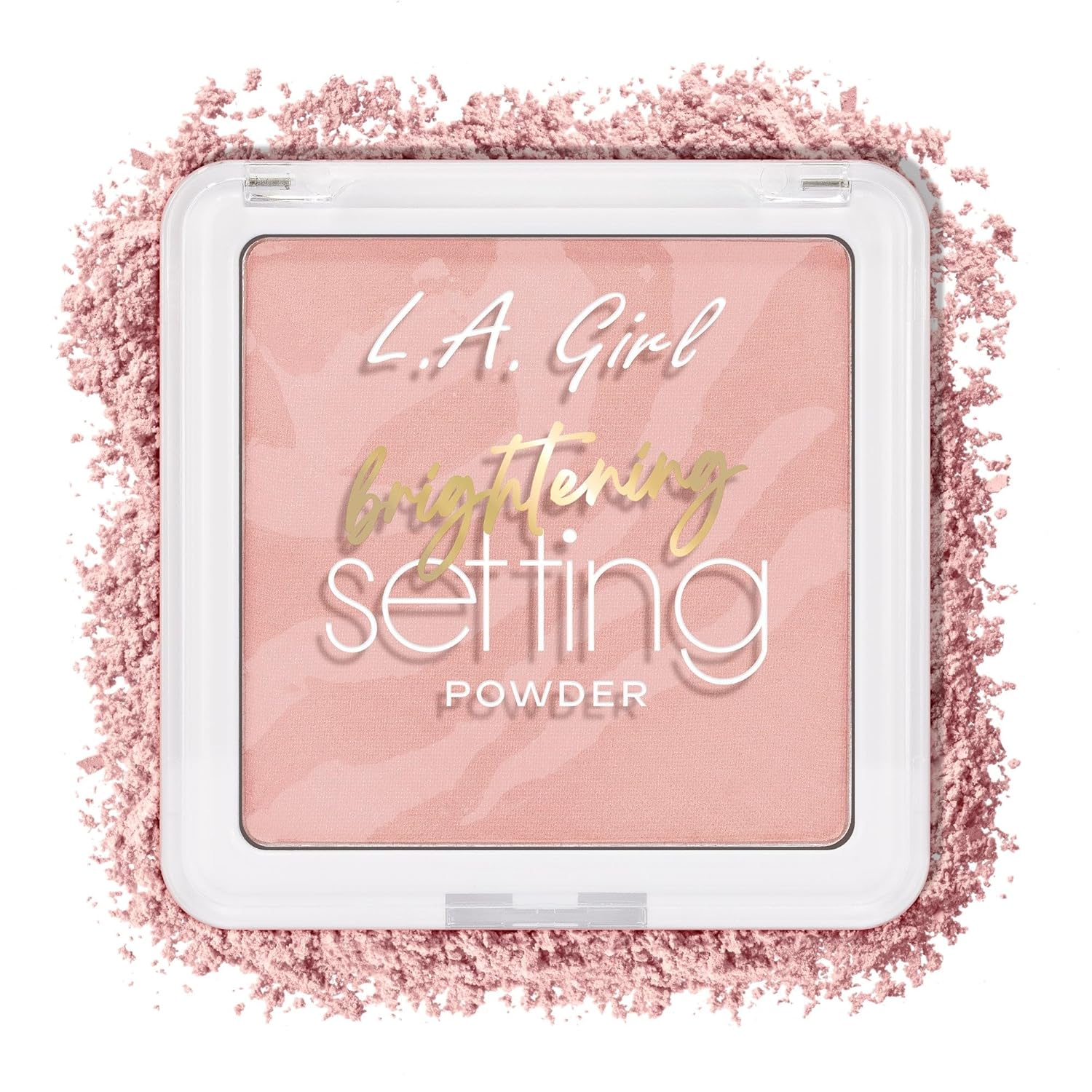 LA Girl - Marble Setting Powder - Brightening Pink Blossom