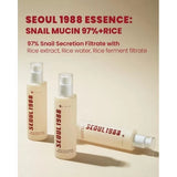 K-Secret - Seoul 1988 Essence Snail Mucin 97 + Rice - 100ml