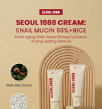 K-Secret - Seoul 1988 Snail Mucin 93% + Rice Cream - 100ml