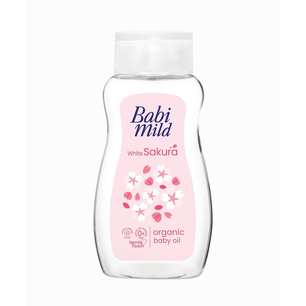 Babi Mild - White Sakura Organic Baby Oil - 100ml