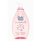 Babi Mild - White Sakura Organic Head & Body Baby Bath - 800ml