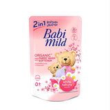 Babi Mild - Natural 2In1 White Sakura Fabric Wash Refil - 570ml