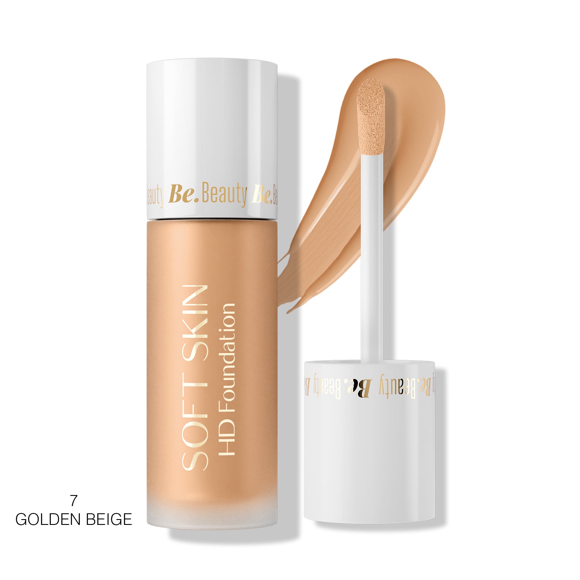 BBA By Suleman - Be Beauty Soft Skin Hd Foundation - 07 Golden Beige