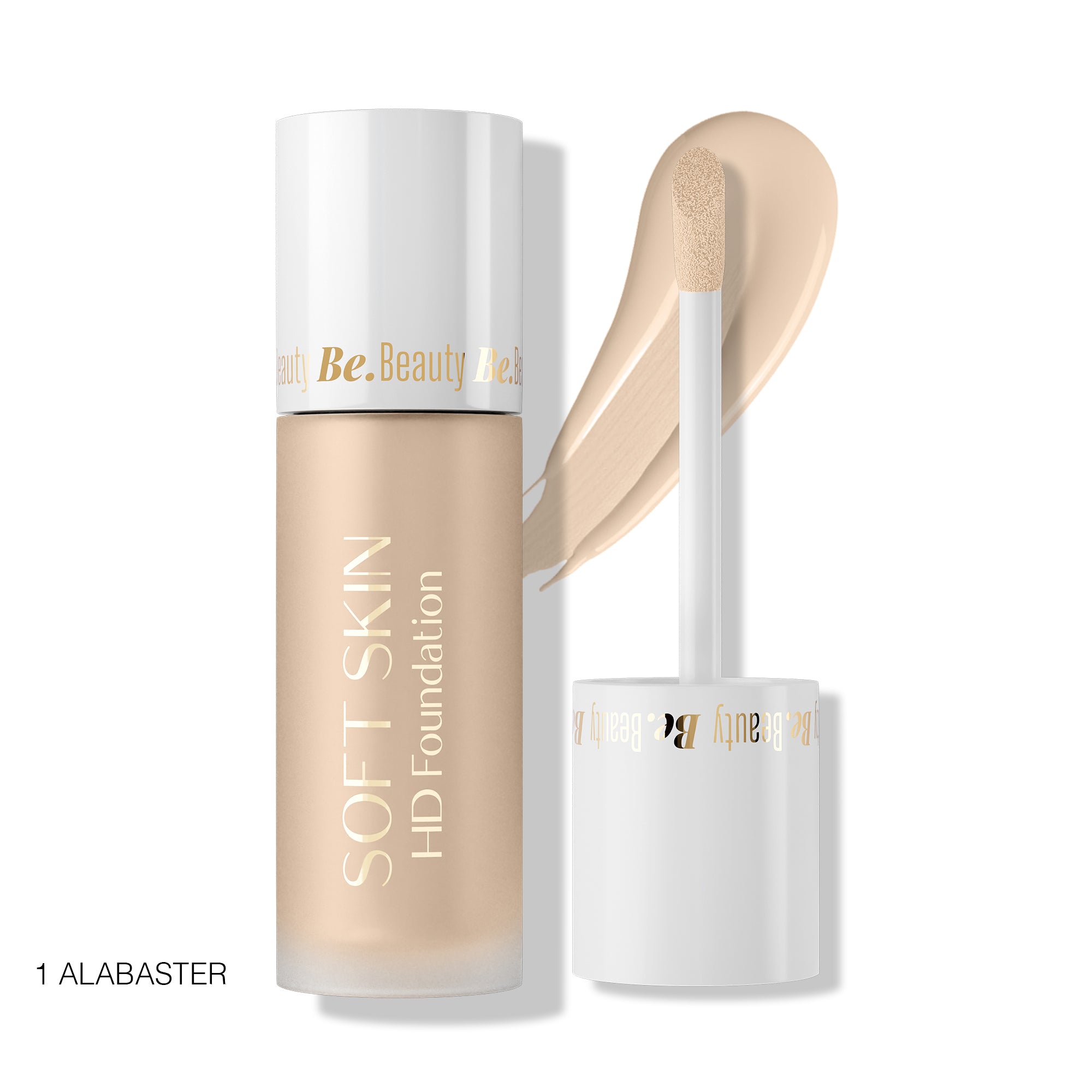 BBA By Suleman - Be Beauty Soft Skin Hd Foundation - 01 Alabaster