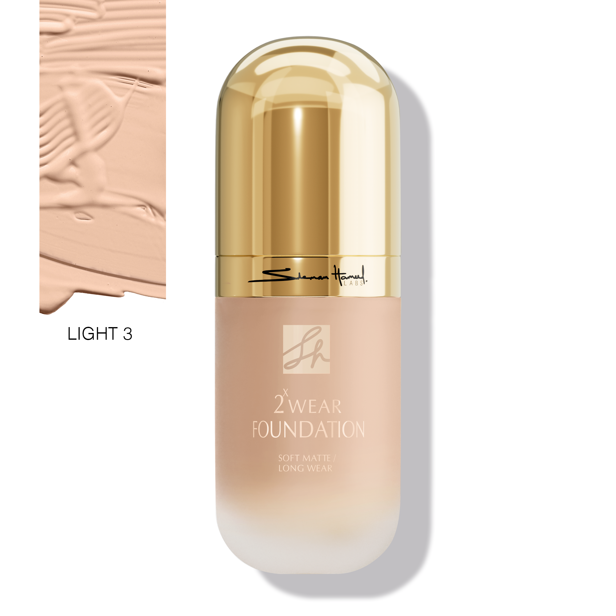 BBA By Suleman - Sh 2x Wear Liquid Foundation - Light 3