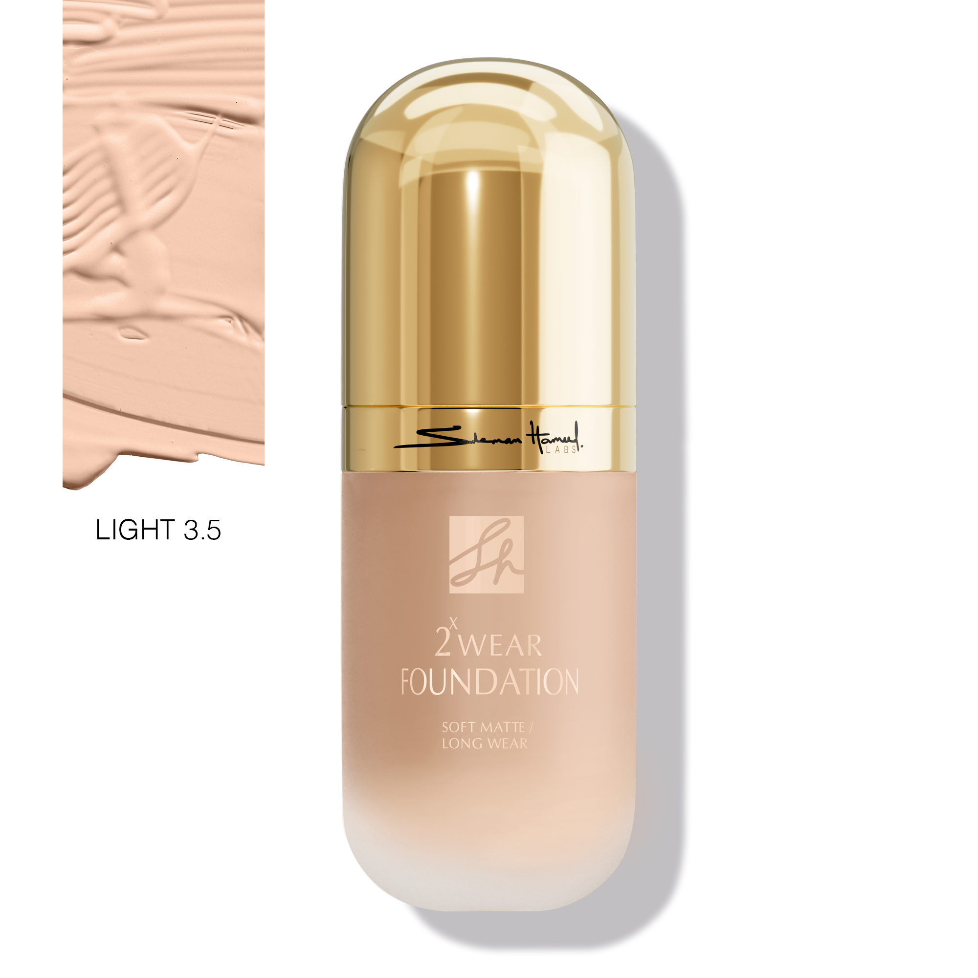BBA By Suleman - Sh 2x Wear Liquid Foundation - Light 3.5