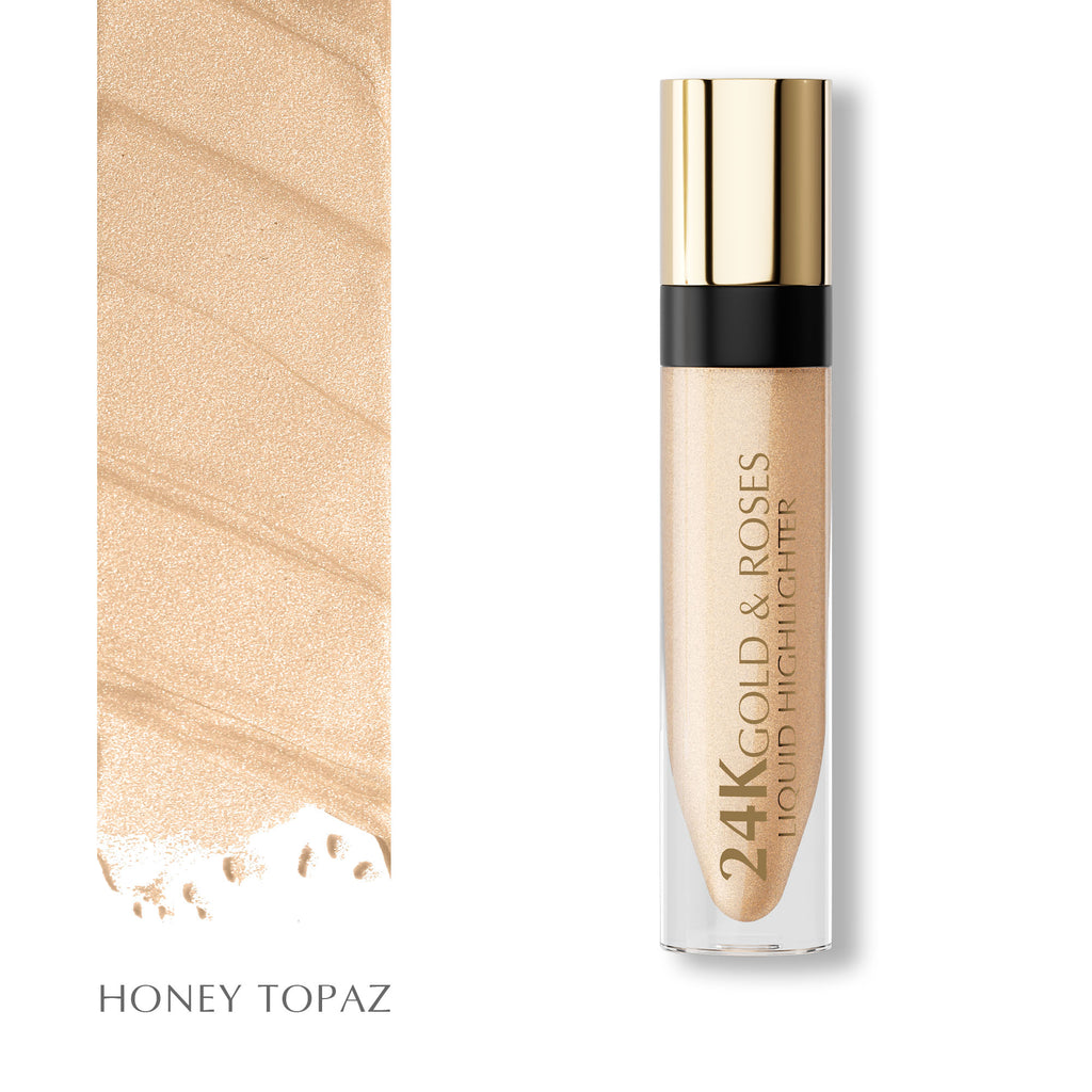 BBA By Suleman - 24K Gold & Roses Liquid Highlighter - Honey Topaz