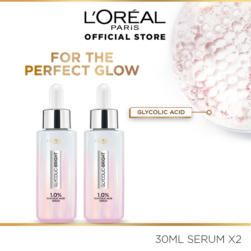 LOreal Paris -Buy 1 Get 1 Free-  Glycolic For The Perfect Glow 30ml