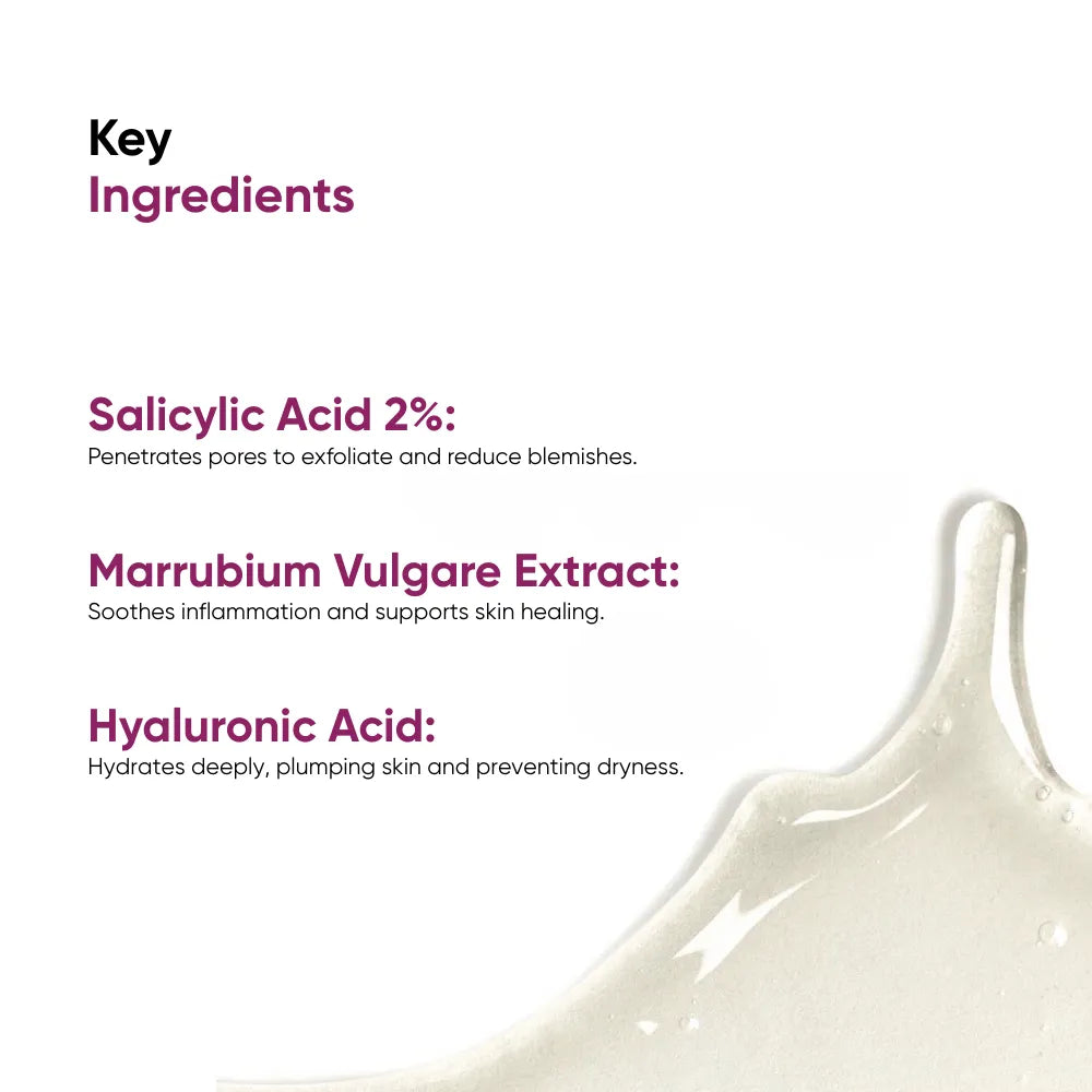 Oneskin - Blemish Control Salicylic Acid 2% + Marrubium Valgare - 30ml