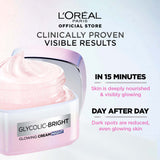 LOreal Paris - Glycolic Bright Glowing Night Cream - 50ml