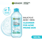 Garnier Salicylic + BHA Micellar Cleansing Water for Acne Prone Skin - 125ml