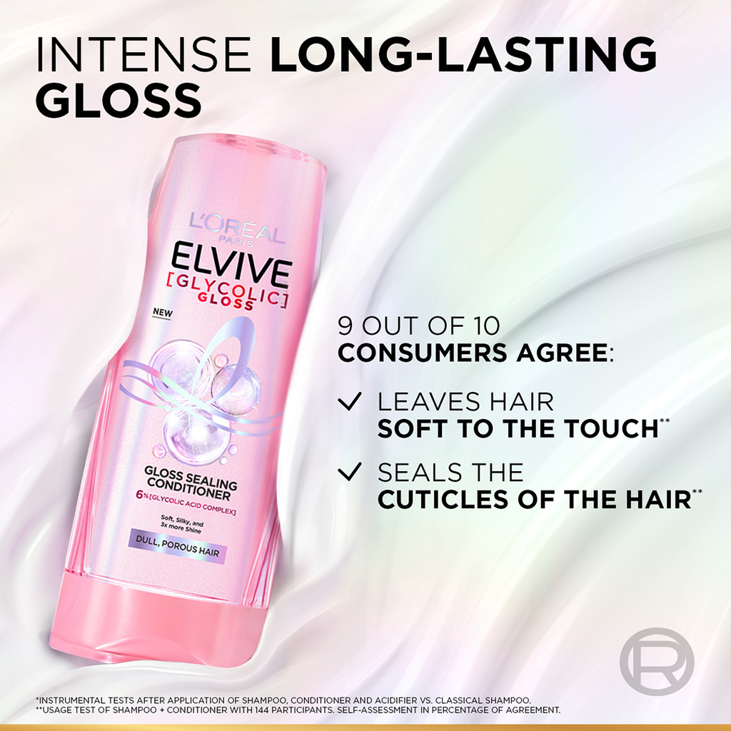 L'Oreal Paris - Elvive Conditioner Glycolic Gloss 175ml