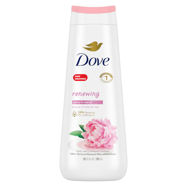 Dove - Renewing Peony & Rose Oil Body Wash - 20 Fl Oz (591ml)