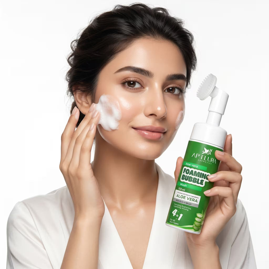 Aptlura Aloe Vera Foaming Bubble Facewash 150ml