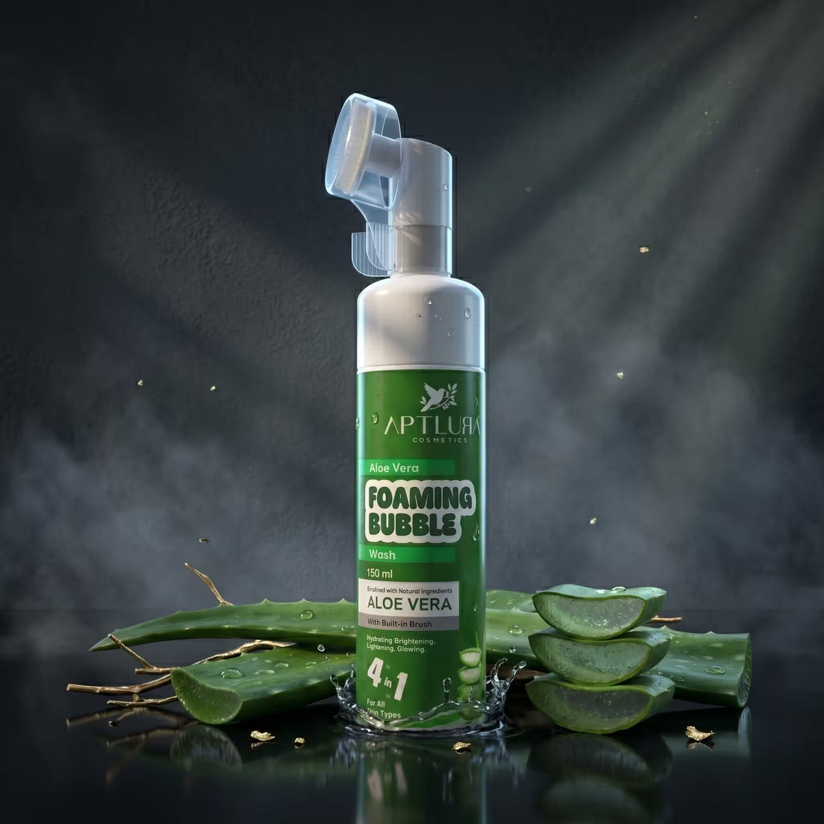 Aptlura Aloe Vera Foaming Bubble Facewash 150ml