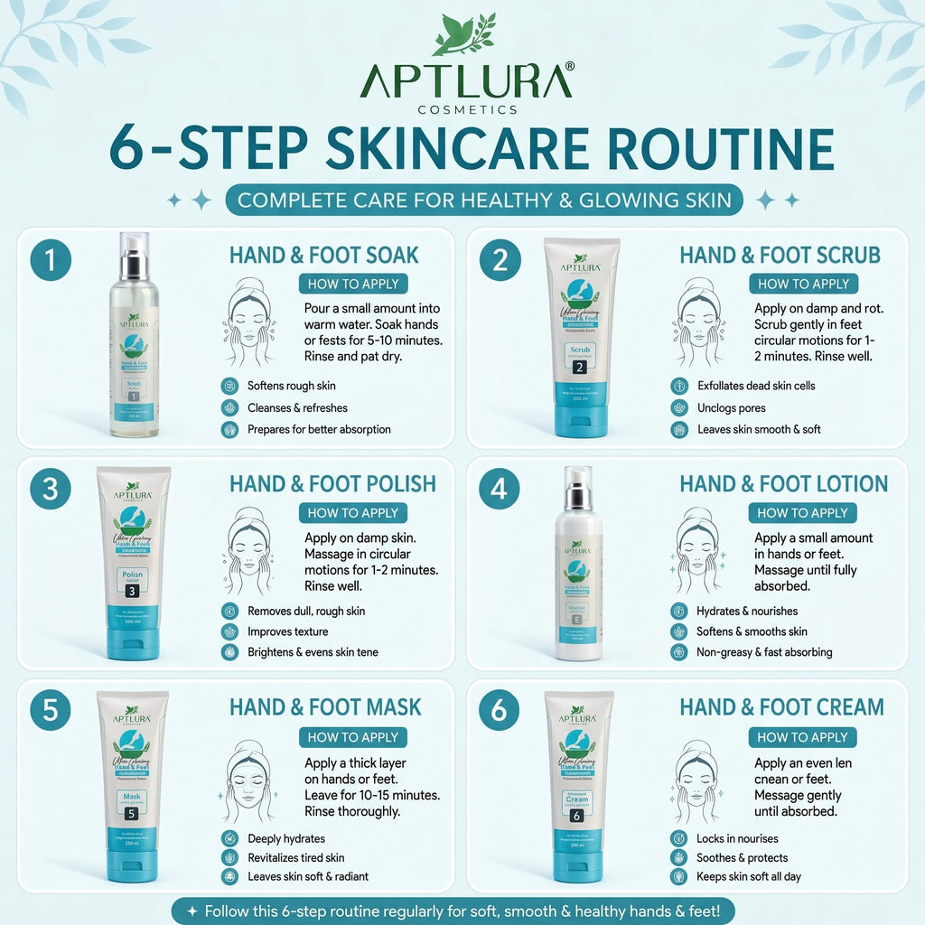 Aptlura Hand & Foot Treatment Kit (Bundle of 6)
