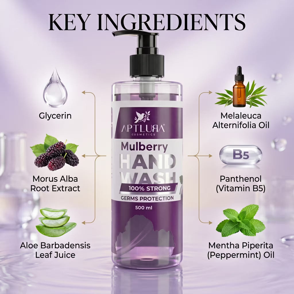 Aptlura Mulberry Hand Wash 500ml