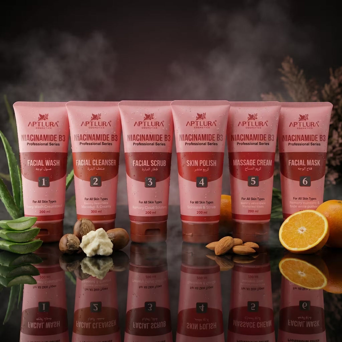 Aptlura Niacinamide Facial Kit (Bundle of 6)