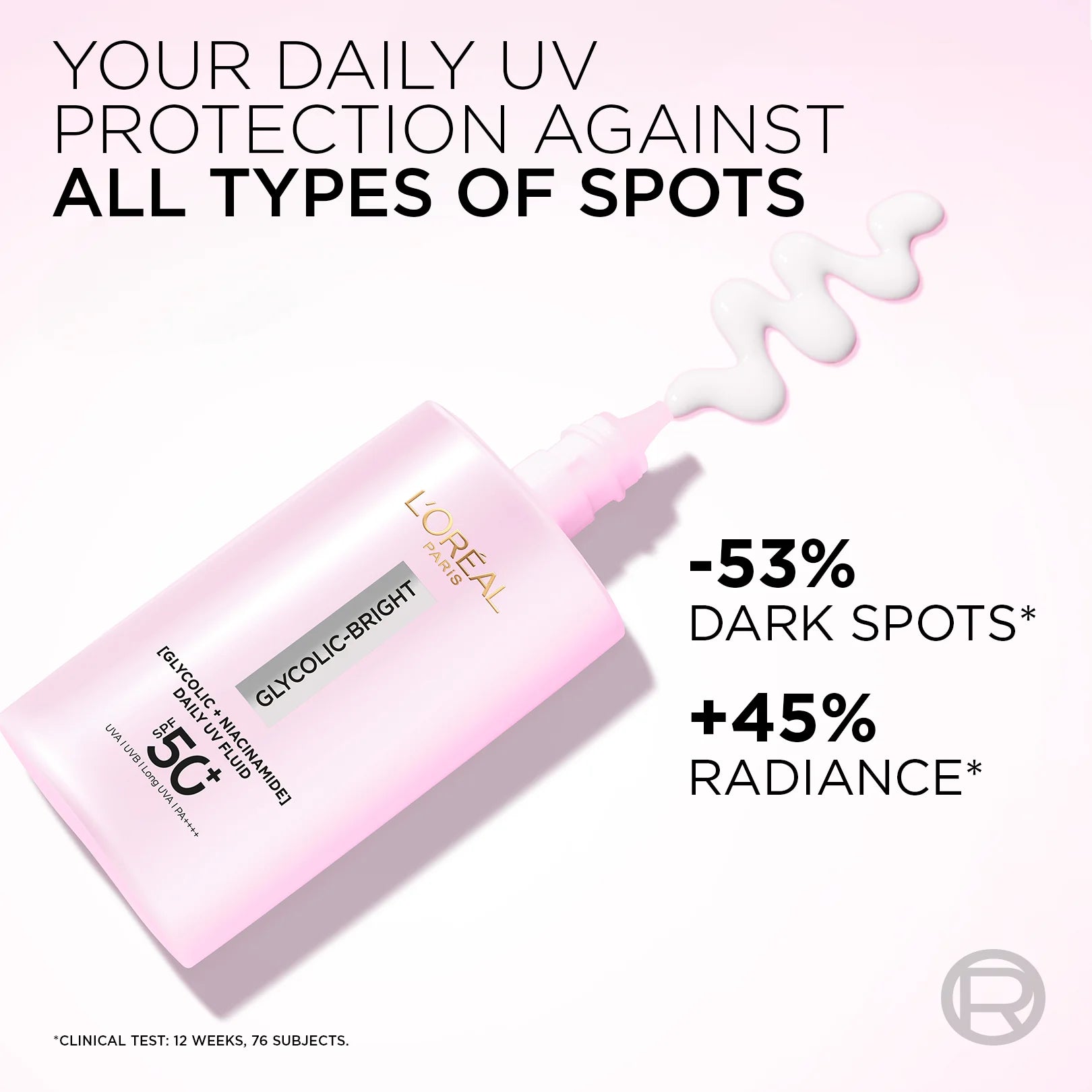 LOreal Paris - Glycolic Bright UV Fluid SPF 50+