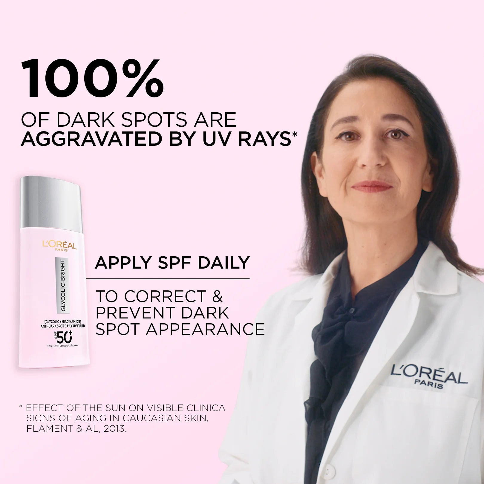 LOreal Paris - Glycolic Bright UV Fluid SPF 50+