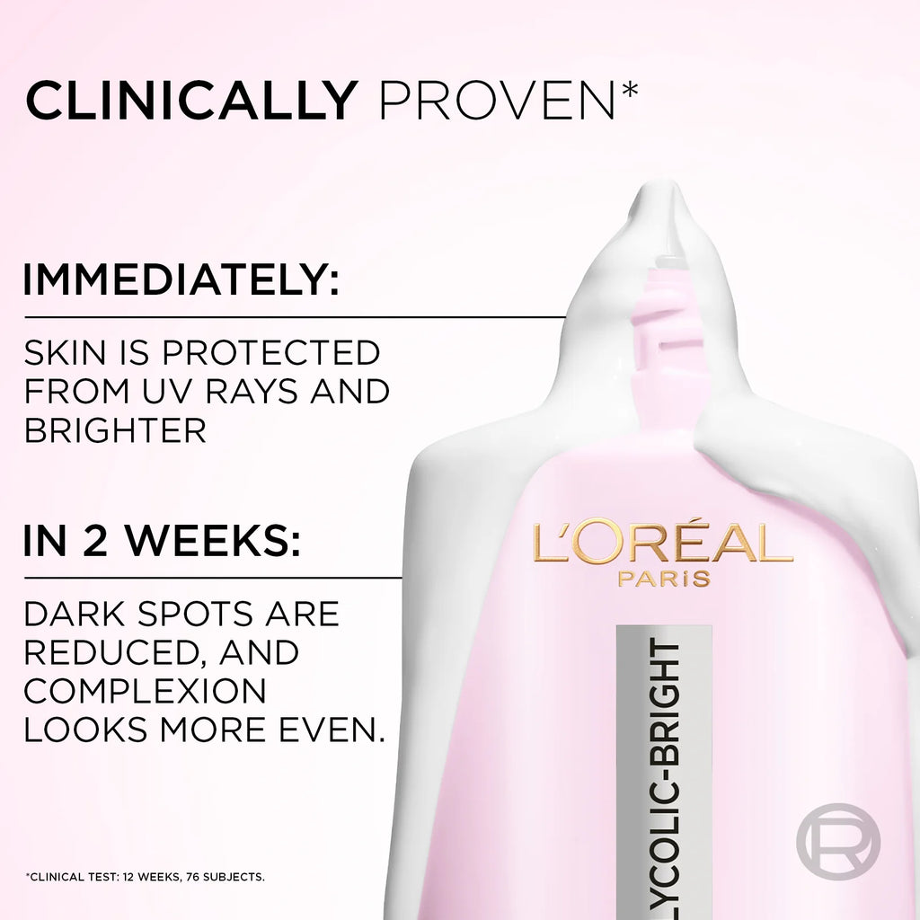 LOreal Paris - Glycolic Bright UV Fluid SPF 50+