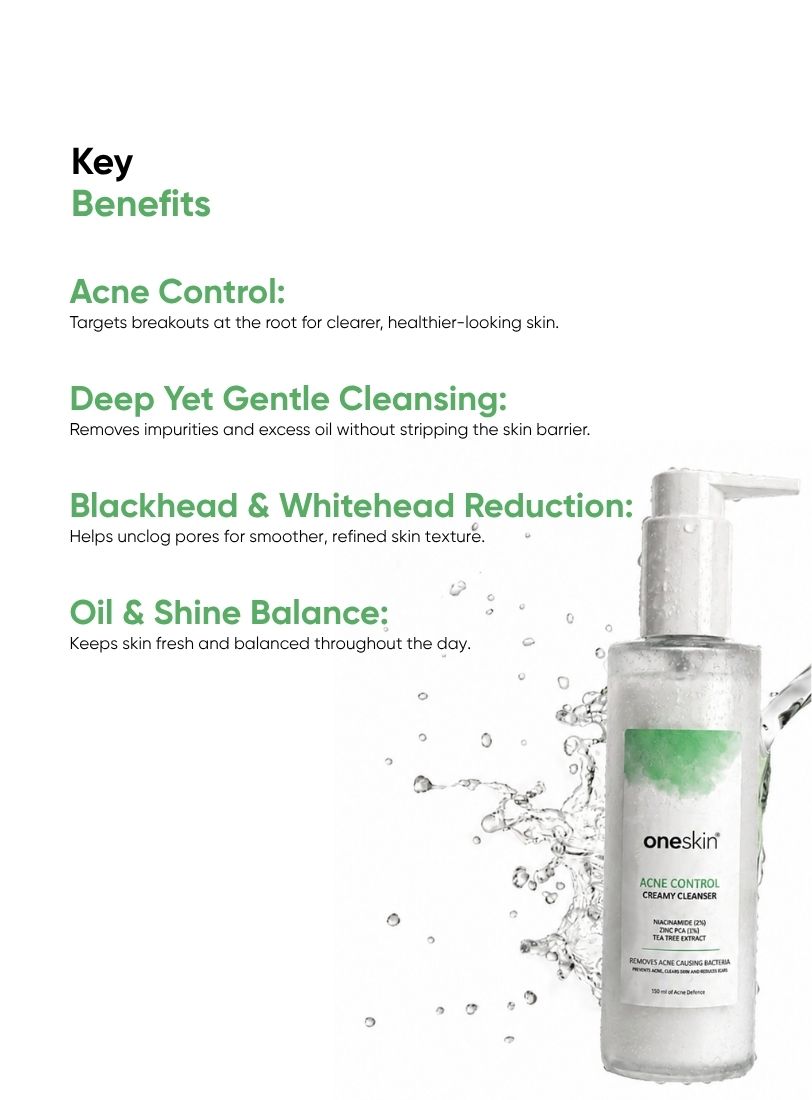 Oneskin - Acne Control Creamy Cleanser - 150ml
