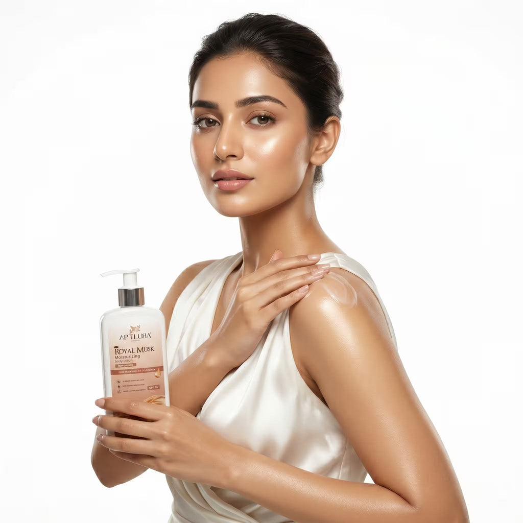 Aptlura Royal Musk 24K Gold Body Lotion 200ml