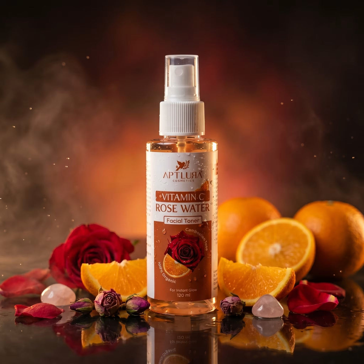 Aptlura Vitamin C Rose Water Toner – 120ml