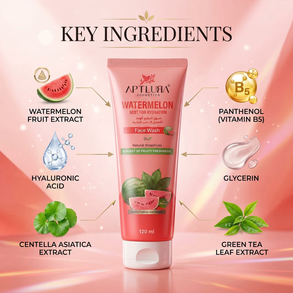 Aptlura Watermelon Hydrating Face Wash 120ml