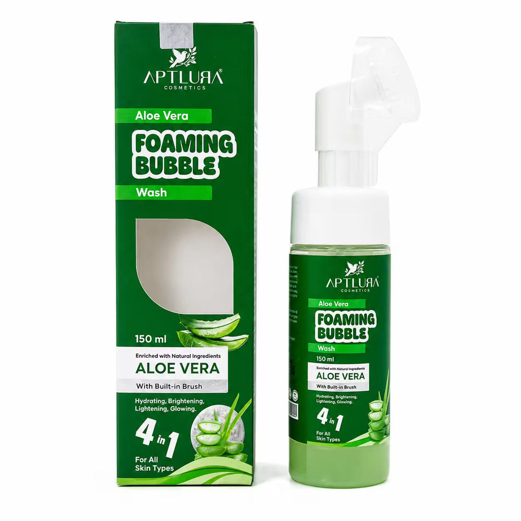 Aptlura Aloe Vera Foaming Bubble Facewash 150ml